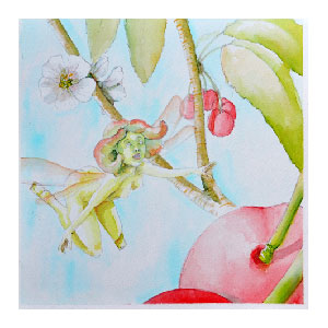 Il·lustració fada primavera